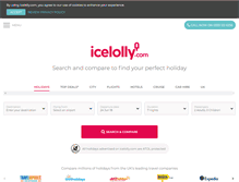 Tablet Screenshot of icelolly.com